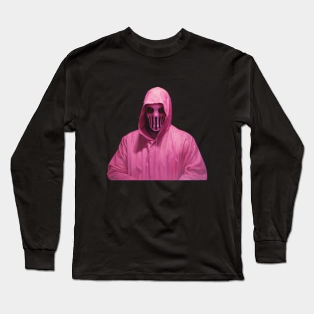 PINK GHOSTFACE, NEON Long Sleeve T-Shirt by Pattyld